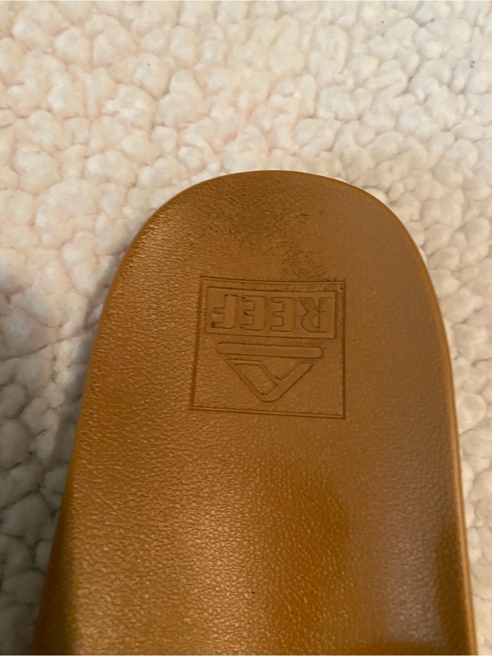 Reef Women’s Brown Tan Woven Slide Sandals - Picture 4 of 12